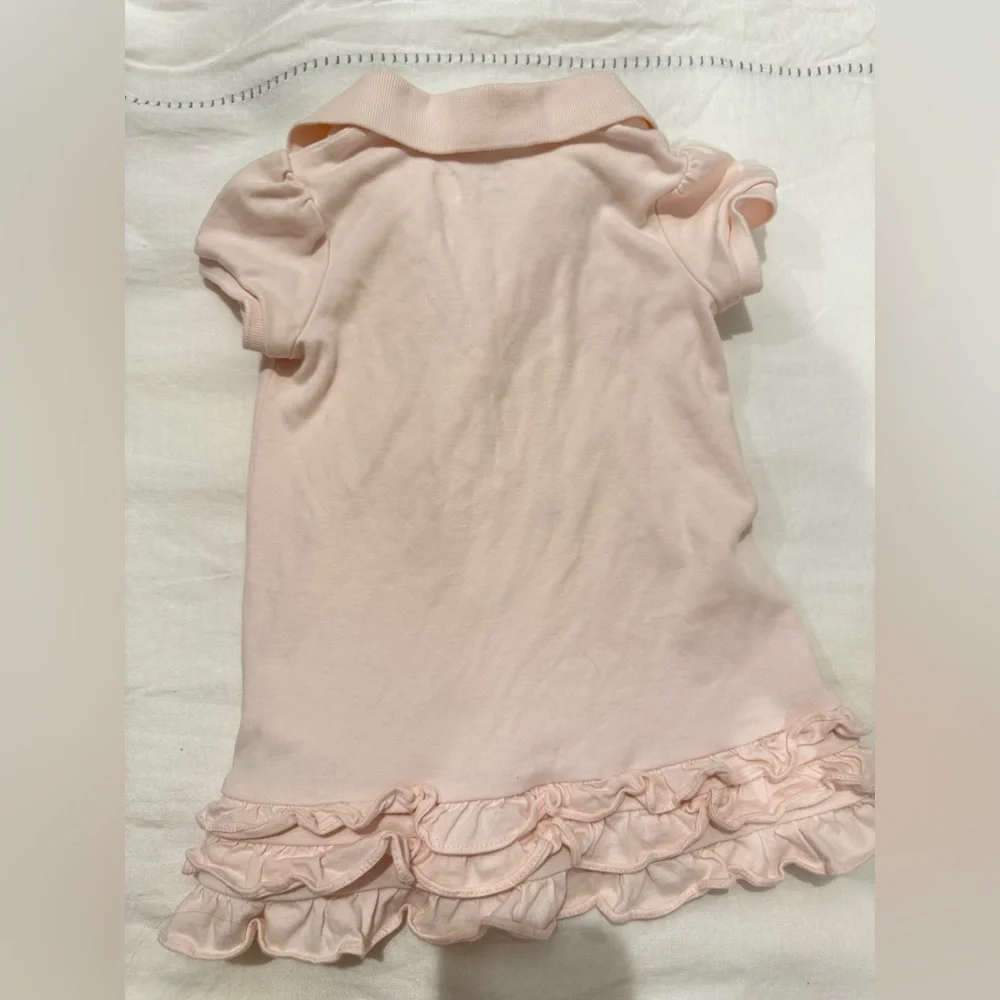 NWOT Ralph Lauren pink embroidered dress 18 months